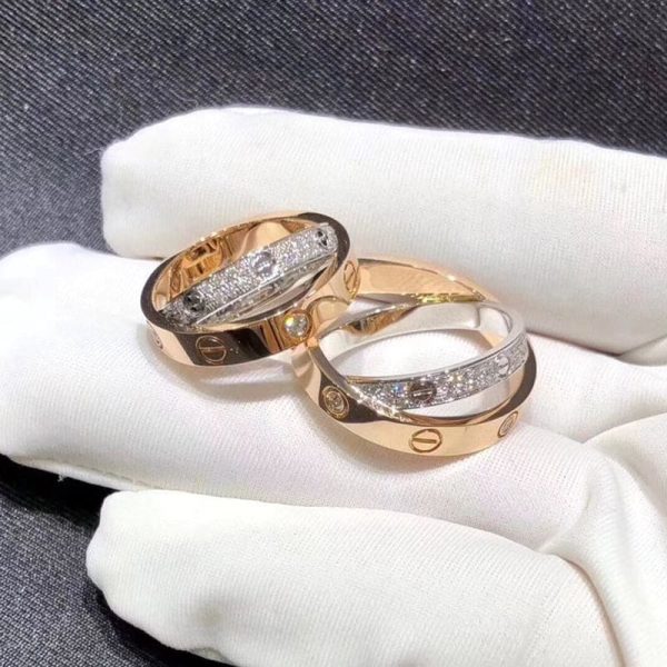 18K Love Diamond Ring - 图片 2