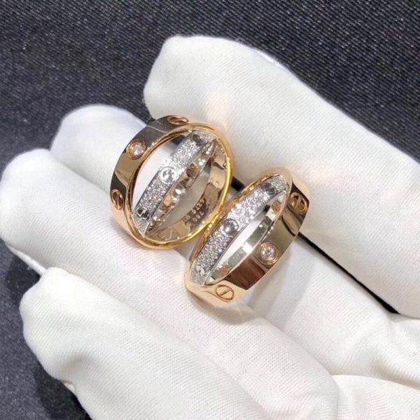 18K Love Diamond Ring - 图片 4