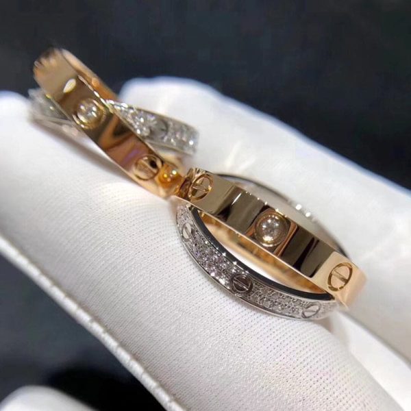 18K Love Diamond Ring - 图片 5