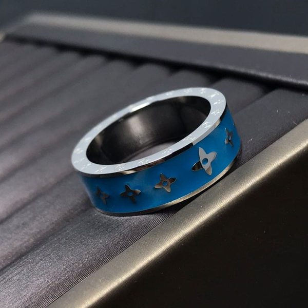 18K Louis Ceramic Set of 2 Rings - 图片 2