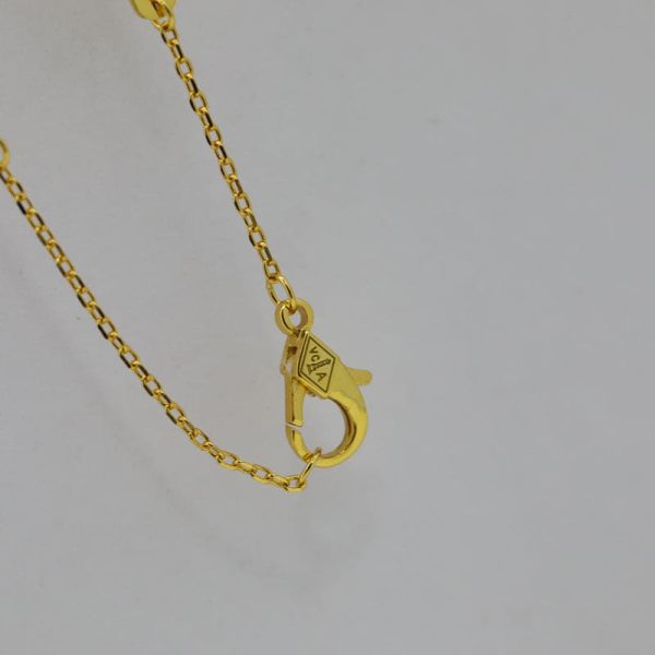 18K Two Butterfly Pendant with Diamond & Turquoise Necklace - Image 7