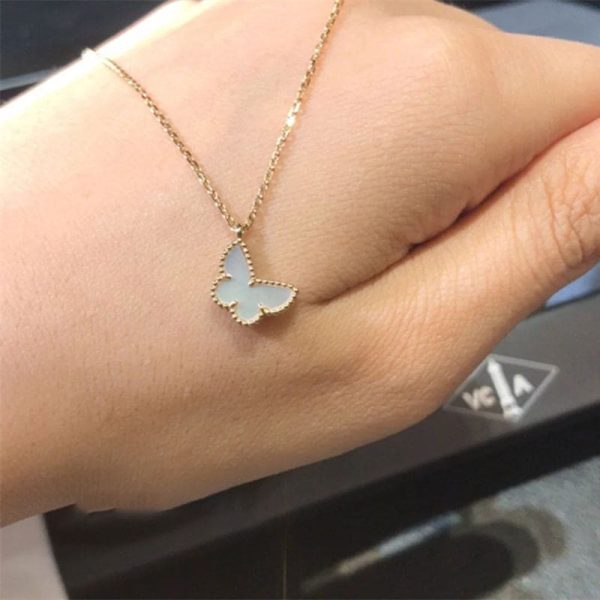 18K Sweet Alhambra Butterfly Necklace - 图片 3