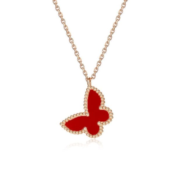 18K Sweet Alhambra Butterfly Necklace - 图片 5