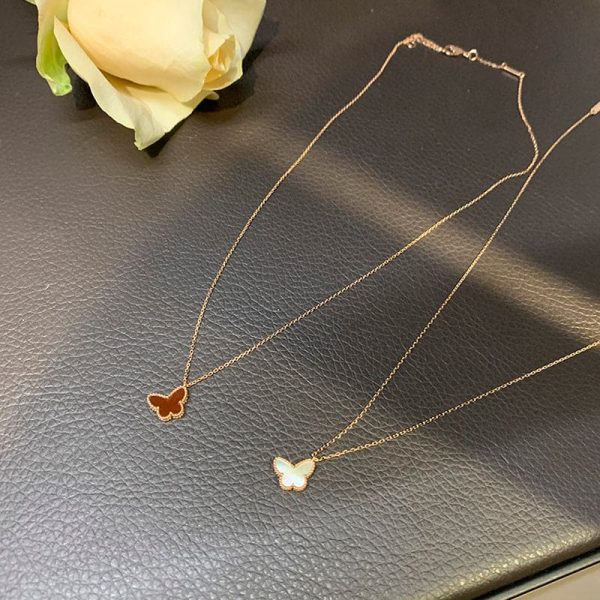 18K Sweet Alhambra Butterfly Necklace - 图片 4