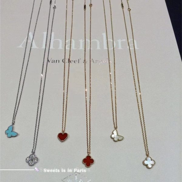18K Sweet Alhambra Butterfly Necklace - 图片 6