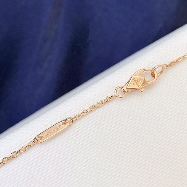 18K Sweet Alhambra Heart Pendant Necklace - 图片 10
