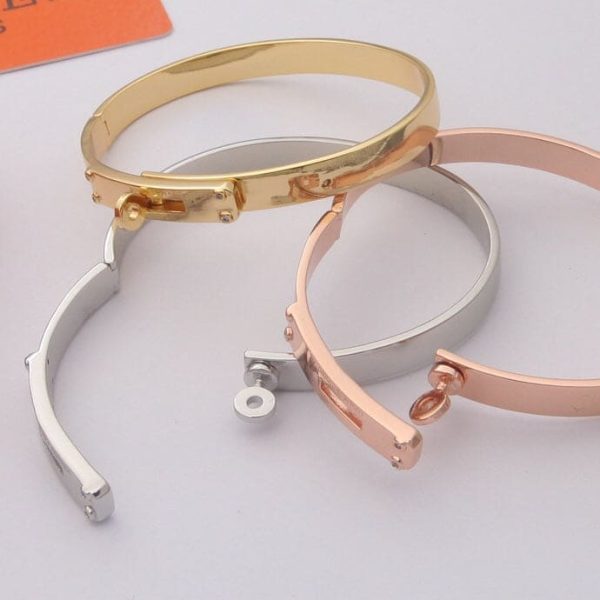 18K White Gold Kelly H Bracelet - Image 4