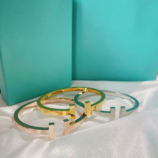18K T Square Bracelet - 图片 4
