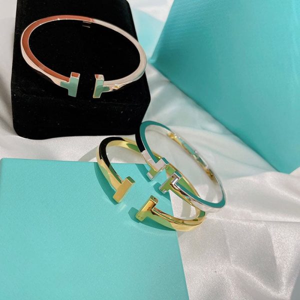 18K T Square Bracelet - 图片 7