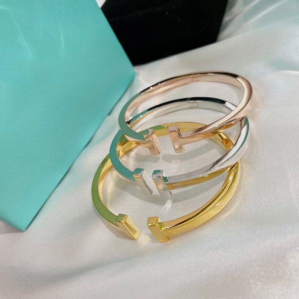 18K T Square Bracelet - 图片 5