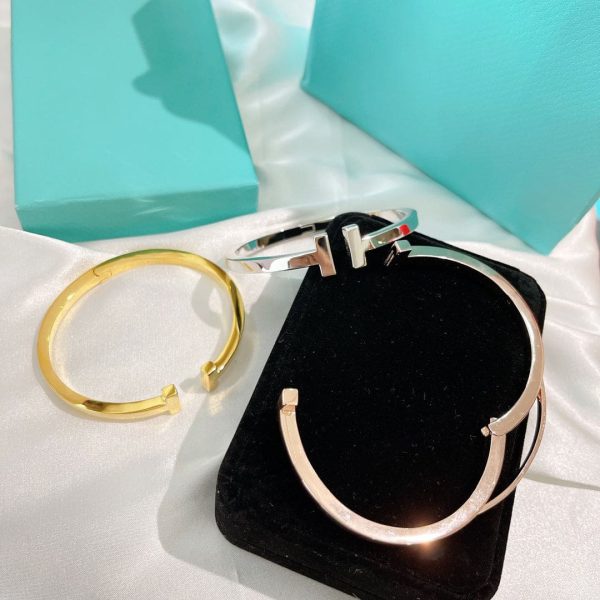 18K T Square Bracelet - 图片 6