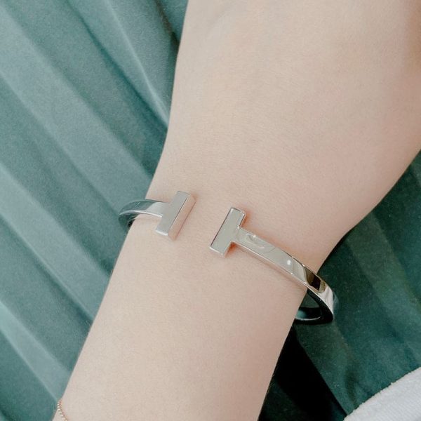 18K T Square Bracelet - 图片 2