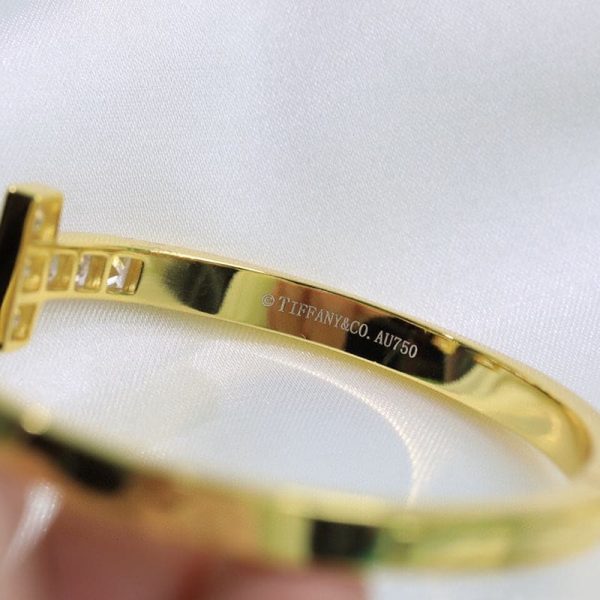 18K T Diamond Square Bracelet - 图片 6