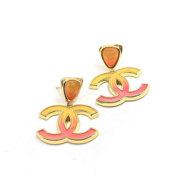 18K Classic Peach CC Dangle Earrings - 图片 5