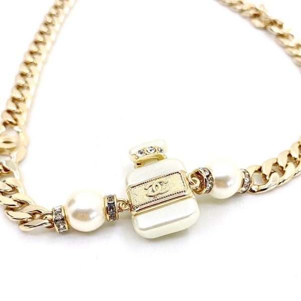 18K CC No. 5 Perfume Bottle Pendant Necklace - 图片 6