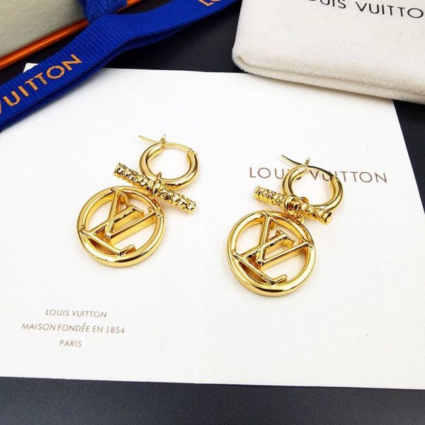 18K Louis Baby Louise Earrings - 图片 5