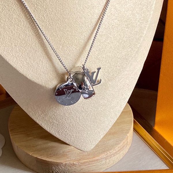 18K Louis Monogram Charms Necklace - 图片 7