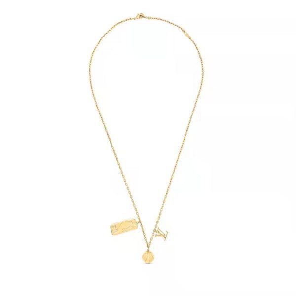 18K Louis Tab Pendant Necklace - 图片 3