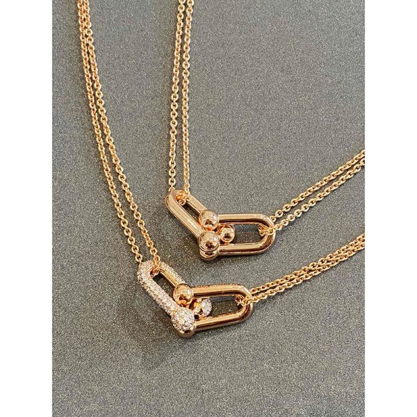 18K T HardWear Double Link Necklace - 图片 3
