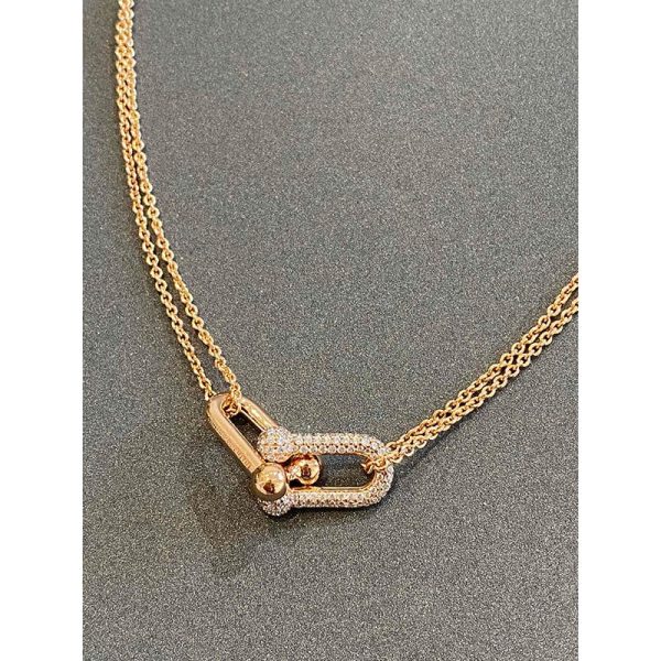 18K T HardWear Double Link Necklace - 图片 4