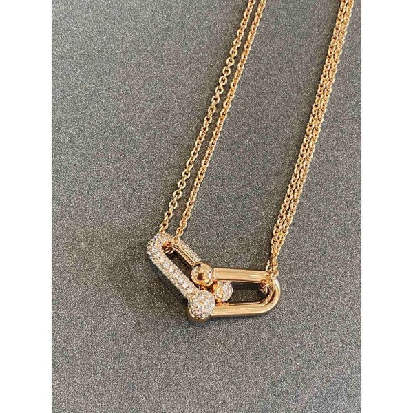 18K T HardWear Double Link Necklace - 图片 5