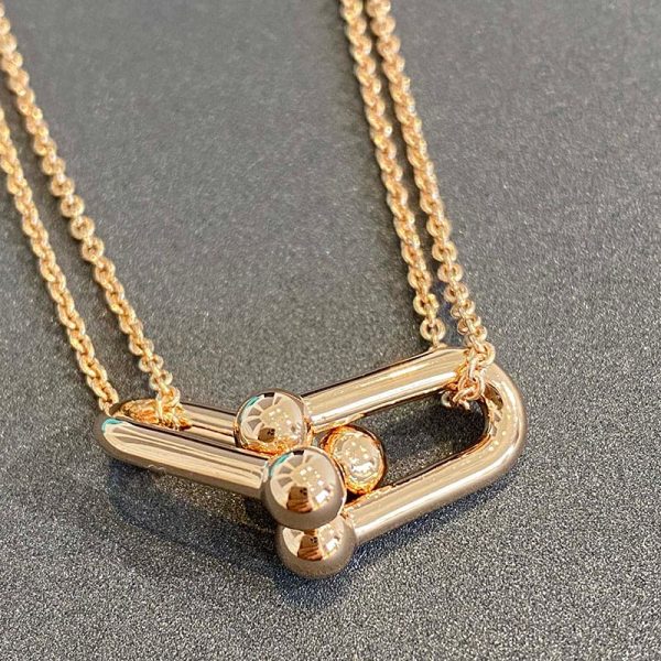 18K T HardWear Double Link Necklace - 图片 6