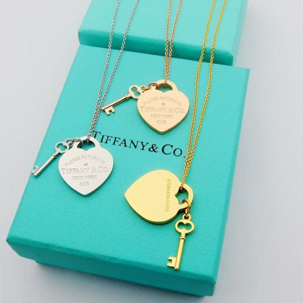 18K Return to Tiffany Heart & Key Necklace - 图片 8