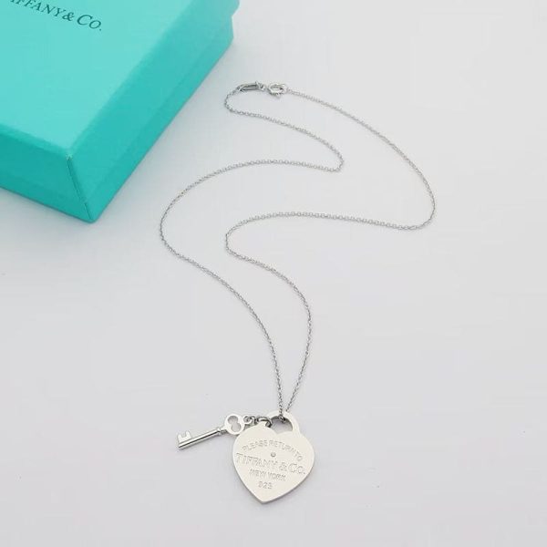 18K Return to Tiffany Heart & Key Necklace - 图片 4