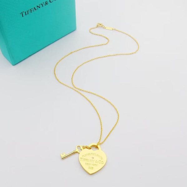 18K Return to Tiffany Heart & Key Necklace - 图片 5