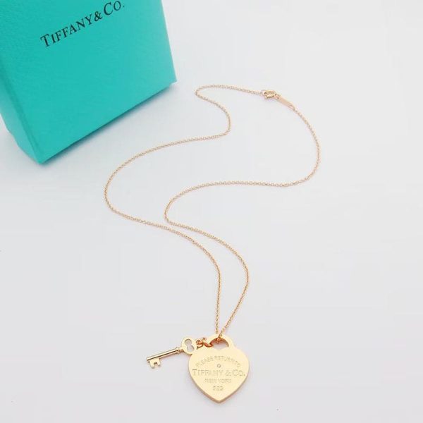 18K Return to Tiffany Heart & Key Necklace - 图片 6