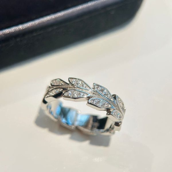 18K White Gold Victoria Vine Ring - 图片 4