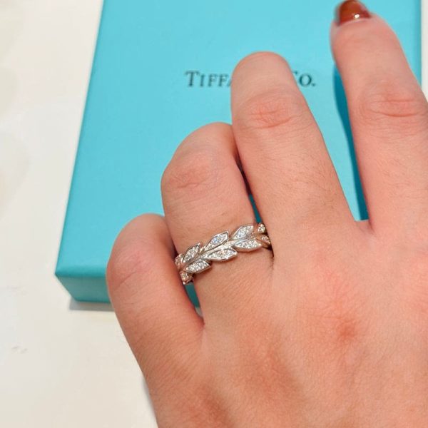 18K White Gold Victoria Vine Ring - 图片 8