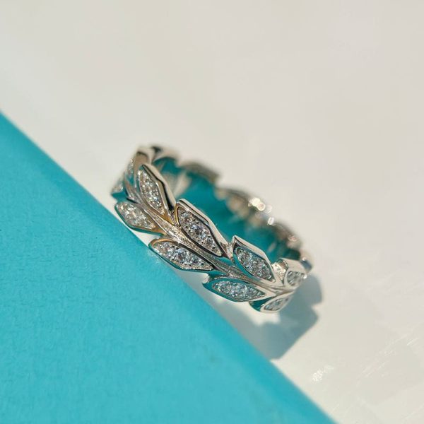 18K White Gold Victoria Vine Ring - 图片 6