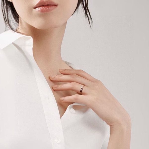 18K White Gold Wedding Ring - 图片 3