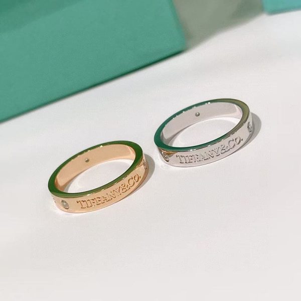 18K White Gold Wedding Ring - 图片 4