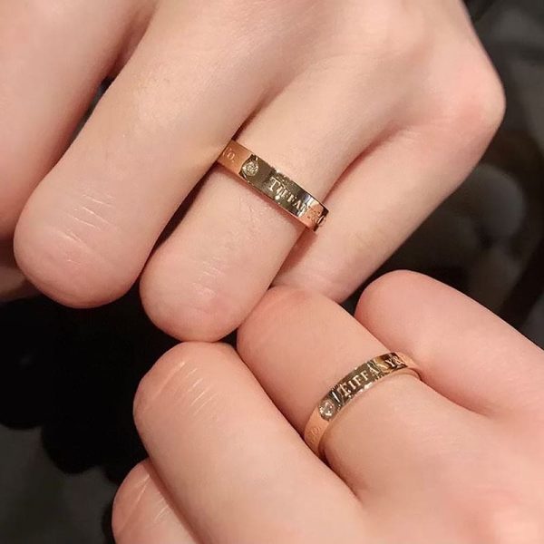 18K White Gold Wedding Ring - 图片 6