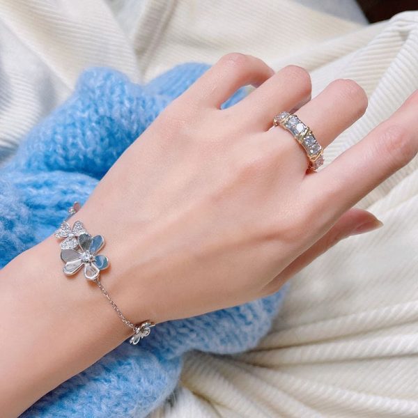 18K T Schlumberger Eighteen Stone Ring - 图片 5