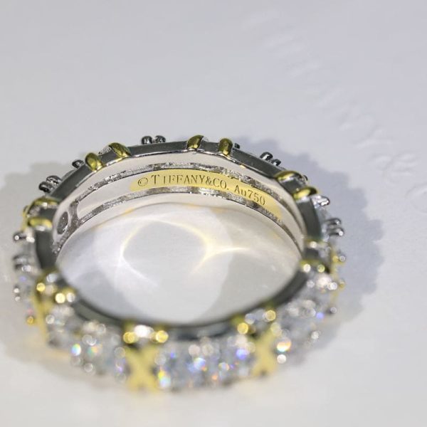 18K T Schlumberger Eighteen Stone Ring - 图片 6