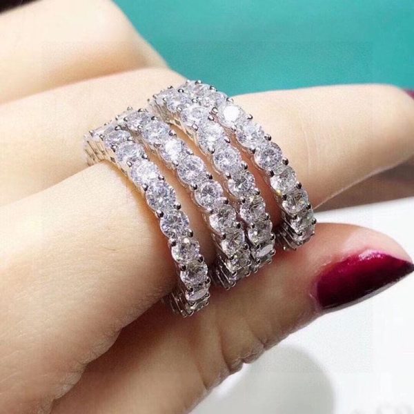 18K T Soleste Full Eternity Ring - 图片 3