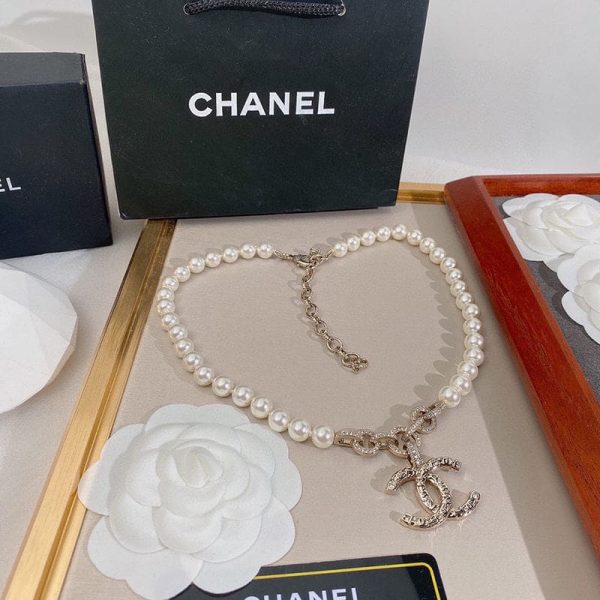18K CC Pearl Necklace - 图片 2