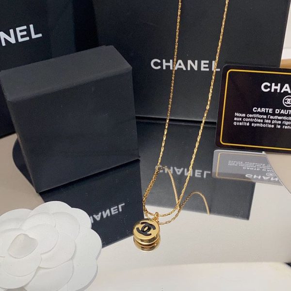 18K CC Pendant Necklace - 图片 5