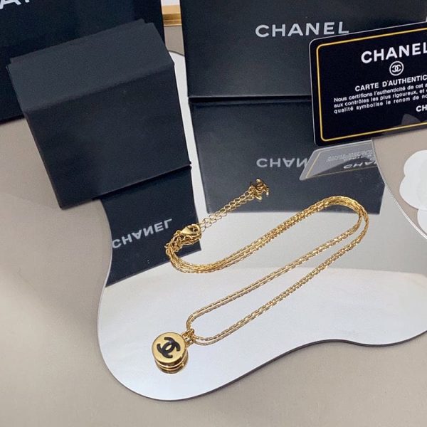 18K CC Pendant Necklace - 图片 7