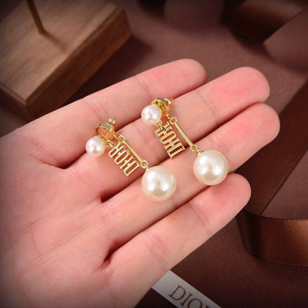 18K CD Tribales Clip Earrings - 图片 2