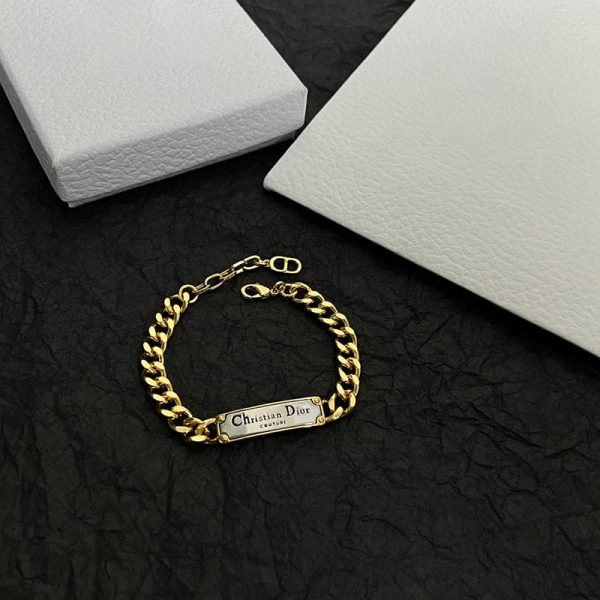 18K CD Couture Link Chain Bracelet - 图片 5
