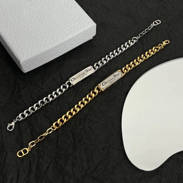 18K CD Couture Link Chain Bracelet - 图片 4