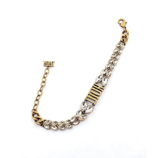 18K CD Revolution Crystals Gold Tone Bracelet - 图片 4