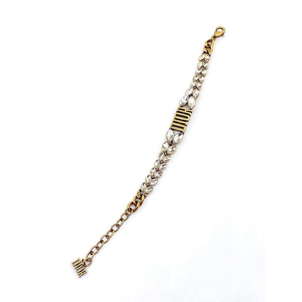 18K CD Revolution Crystals Gold Tone Choker Necklace - 图片 5