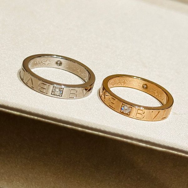 18K White Gold BV Diamond Ring - 图片 6