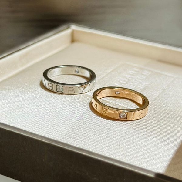 18K Yellow Gold BV Diamond Ring - 图片 6