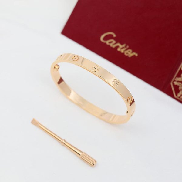 18K Rose Gold Love Bracelet - 图片 3